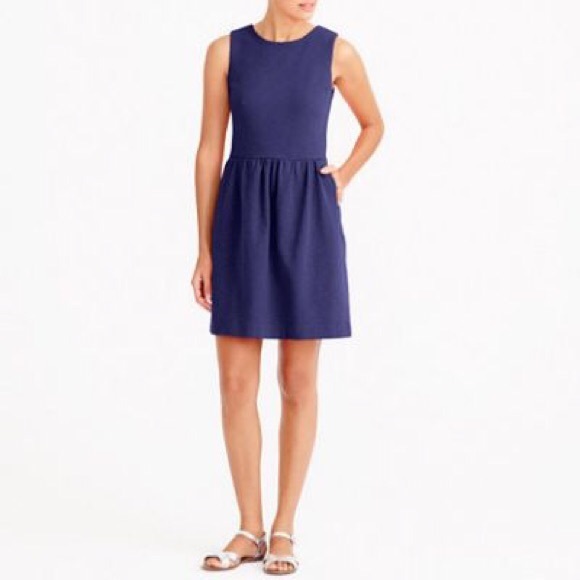 J. Crew Factory Dresses & Skirts - J.Crew Daybreak fit and flare Dress Navy